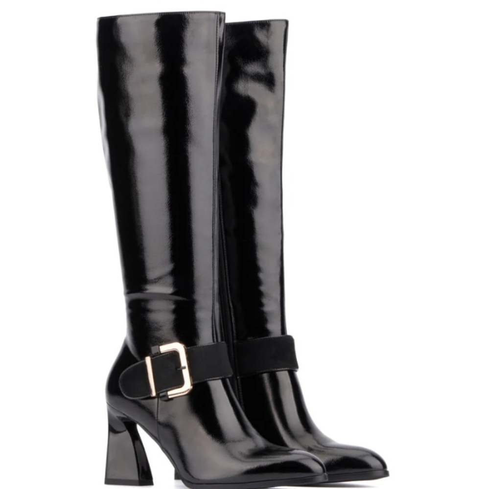 Torgeis Women's Abrianna Tall Black Boots...Size 7